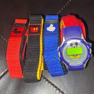 Mickey Mouse Field Ranger watch with 4 bands